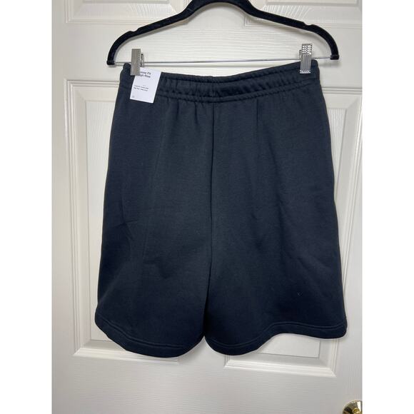 New Nike Women's Sportswear Essential Fleece High Rise Shorts Black - Picture 3 of 5